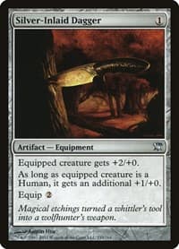 Silver-Inlaid Dagger - Innistrad - Magic: The Gathering card