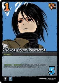 Honor-Bound Protector - Attack on Titan: Battle for Humanity - UniVersus card
