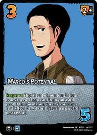 Marco's Potential - Attack on Titan: Battle for Humanity - UniVersus card