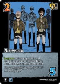 Reconsider - Attack on Titan: Battle for Humanity - UniVersus card