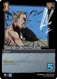 Take Out Both Its Eyes - Attack on Titan: Battle for Humanity - UniVersus card