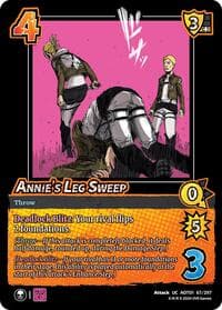 Annie's Leg Sweep - Attack on Titan: Battle for Humanity - UniVersus card