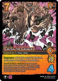 Crush the Cavalry - Attack on Titan: Battle for Humanity - UniVersus card