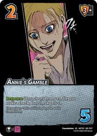 Annie's Gamble - Attack on Titan: Battle for Humanity - UniVersus card