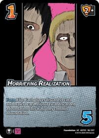 Horrifying Realization - Attack on Titan: Battle for Humanity - UniVersus card
