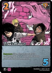 Titan's Pursuit - Attack on Titan: Battle for Humanity - UniVersus card
