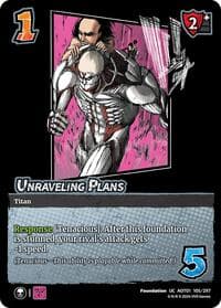 Unraveling Plans - Attack on Titan: Battle for Humanity - UniVersus card