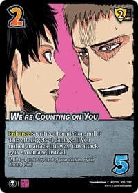 We're Counting on You - Attack on Titan: Battle for Humanity - UniVersus card