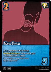 Nape Strike - Attack on Titan: Battle for Humanity - UniVersus card