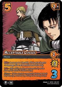 Acceptable Losses - Attack on Titan: Battle for Humanity - UniVersus card