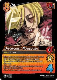 Disciplined Maneuver - Attack on Titan: Battle for Humanity - UniVersus card