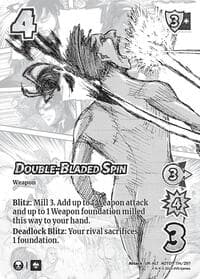 Double-Bladed Spin (Alternate Art) - Attack on Titan: Battle for Humanity - UniVersus card