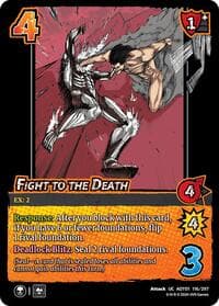 Fight to the Death - Attack on Titan: Battle for Humanity - UniVersus card