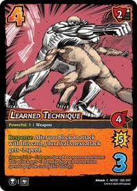 Learned Technique - Attack on Titan: Battle for Humanity - UniVersus card