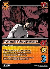 Weight of Responsibility - Attack on Titan: Battle for Humanity - UniVersus card