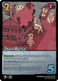 Death Rattle - Attack on Titan: Battle for Humanity - UniVersus card