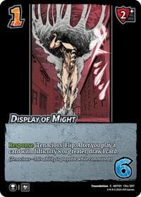 Display of Might - Attack on Titan: Battle for Humanity - UniVersus card