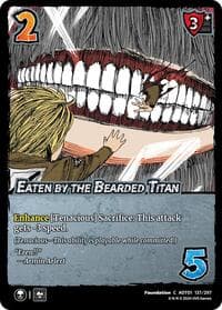 Eaten by the Bearded Titan - Attack on Titan: Battle for Humanity - UniVersus card