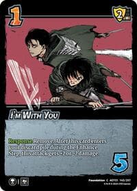 I'm With You - Attack on Titan: Battle for Humanity - UniVersus card