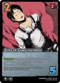 Loss of Consciousness - Attack on Titan: Battle for Humanity - UniVersus card