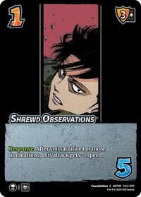 Shrewd Observations - Attack on Titan: Battle for Humanity - UniVersus card
