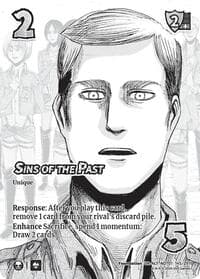 Sins of the Past (Alternate Art) - Attack on Titan: Battle for Humanity - UniVersus card