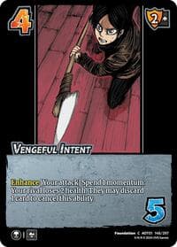 Vengeful Intent - Attack on Titan: Battle for Humanity - UniVersus card