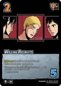 Willing Recruits - Attack on Titan: Battle for Humanity - UniVersus card