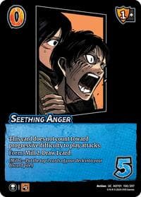 Seething Anger - Attack on Titan: Battle for Humanity - UniVersus card