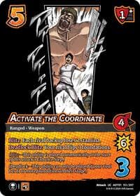 Activate the Coordinate - Attack on Titan: Battle for Humanity - UniVersus card