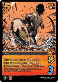 Attack Titan's Outrage - Attack on Titan: Battle for Humanity - UniVersus card