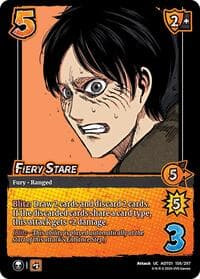 Fiery Stare - Attack on Titan: Battle for Humanity - UniVersus card