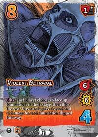 Violent Betrayal - Attack on Titan: Battle for Humanity - UniVersus card