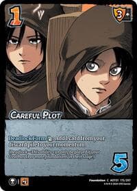 Careful Plot - Attack on Titan: Battle for Humanity - UniVersus card