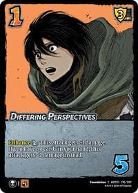 Differing Perspectives - Attack on Titan: Battle for Humanity - UniVersus card