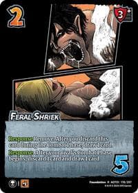 Feral Shriek - Attack on Titan: Battle for Humanity - UniVersus card