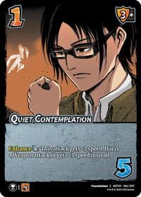 Quiet Contemplation - Attack on Titan: Battle for Humanity - UniVersus card