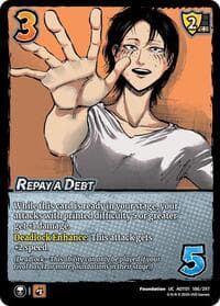Repay a Debt - Attack on Titan: Battle for Humanity - UniVersus card