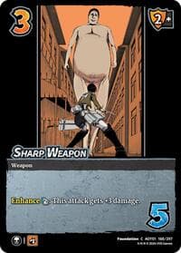 Sharp Weapon - Attack on Titan: Battle for Humanity - UniVersus card