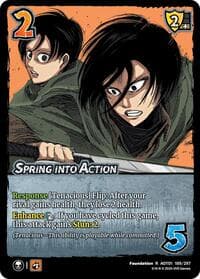 Spring into Action - Attack on Titan: Battle for Humanity - UniVersus card