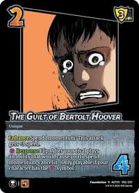 The Guilt of Bertolt Hoover - Attack on Titan: Battle for Humanity - UniVersus card