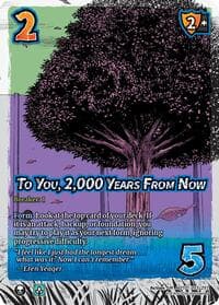 To You, 2,000 Years From Now - Attack on Titan: Battle for Humanity - UniVersus card