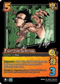 Fight for Survival - Attack on Titan: Battle for Humanity - UniVersus card
