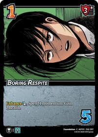 Boring Respite - Attack on Titan: Battle for Humanity - UniVersus card