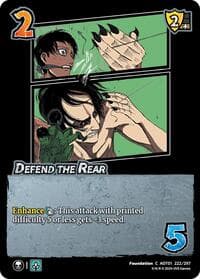 Defend the Rear - Attack on Titan: Battle for Humanity - UniVersus card