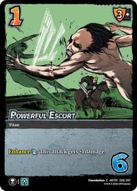 Powerful Escort - Attack on Titan: Battle for Humanity - UniVersus card