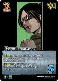 Useful Information - Attack on Titan: Battle for Humanity - UniVersus card