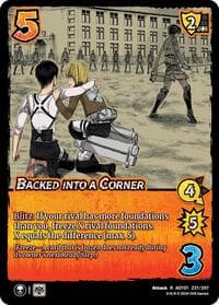 Backed into a Corner - Attack on Titan: Battle for Humanity - UniVersus card