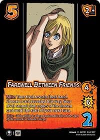 Farewell between Friends - Attack on Titan: Battle for Humanity - UniVersus card