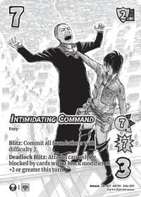 Intimidating Command (Alternate Art) - Attack on Titan: Battle for Humanity - UniVersus card